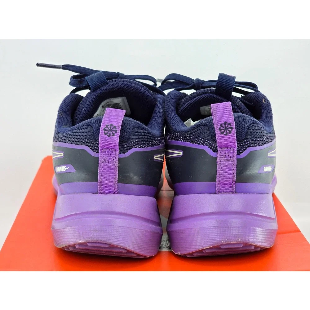 Nike Cosmic Runner Swoosh Kids 4Y Blue Purple IQ9861-402 - Good